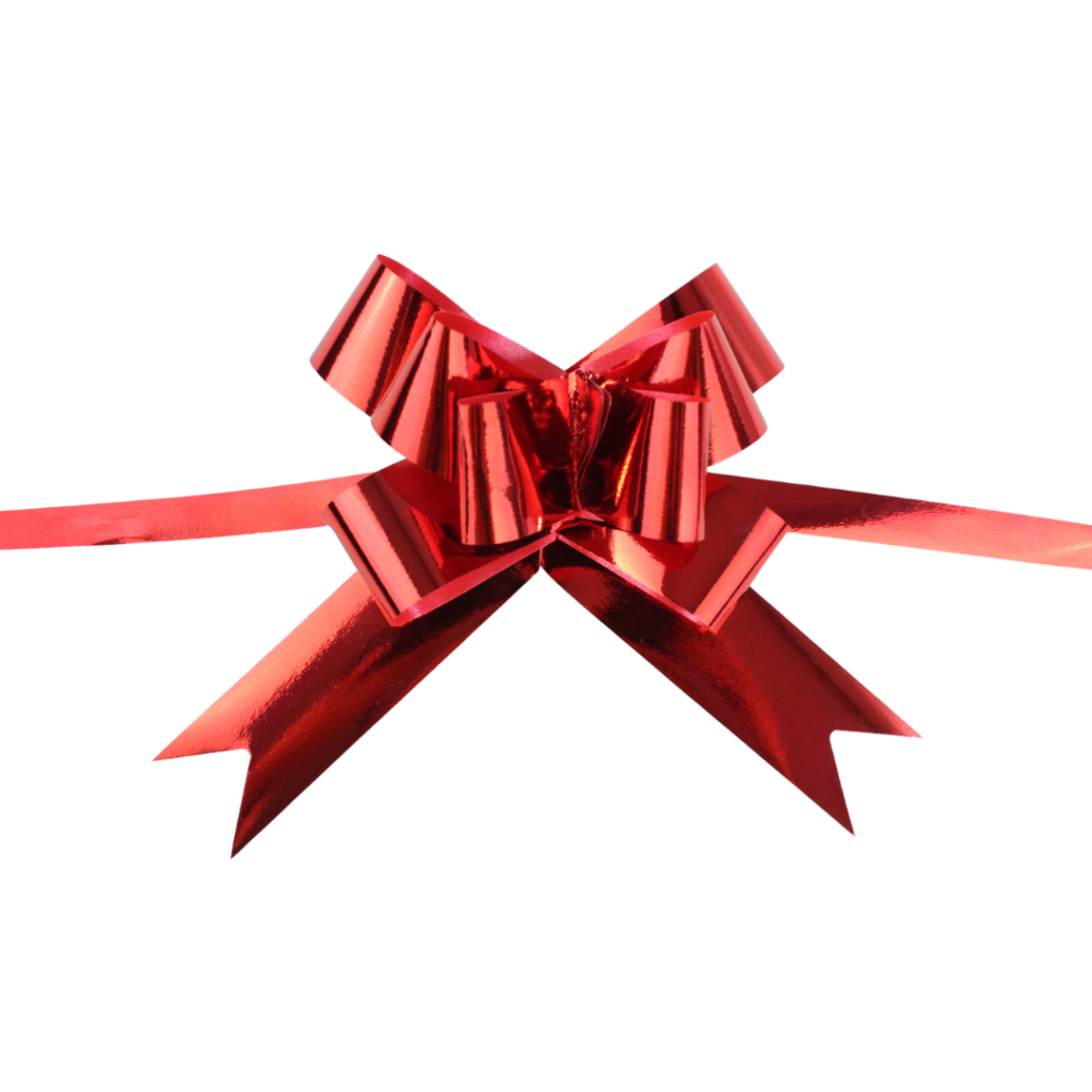 Moños para regalo metalicos – Manualidades Decorama
